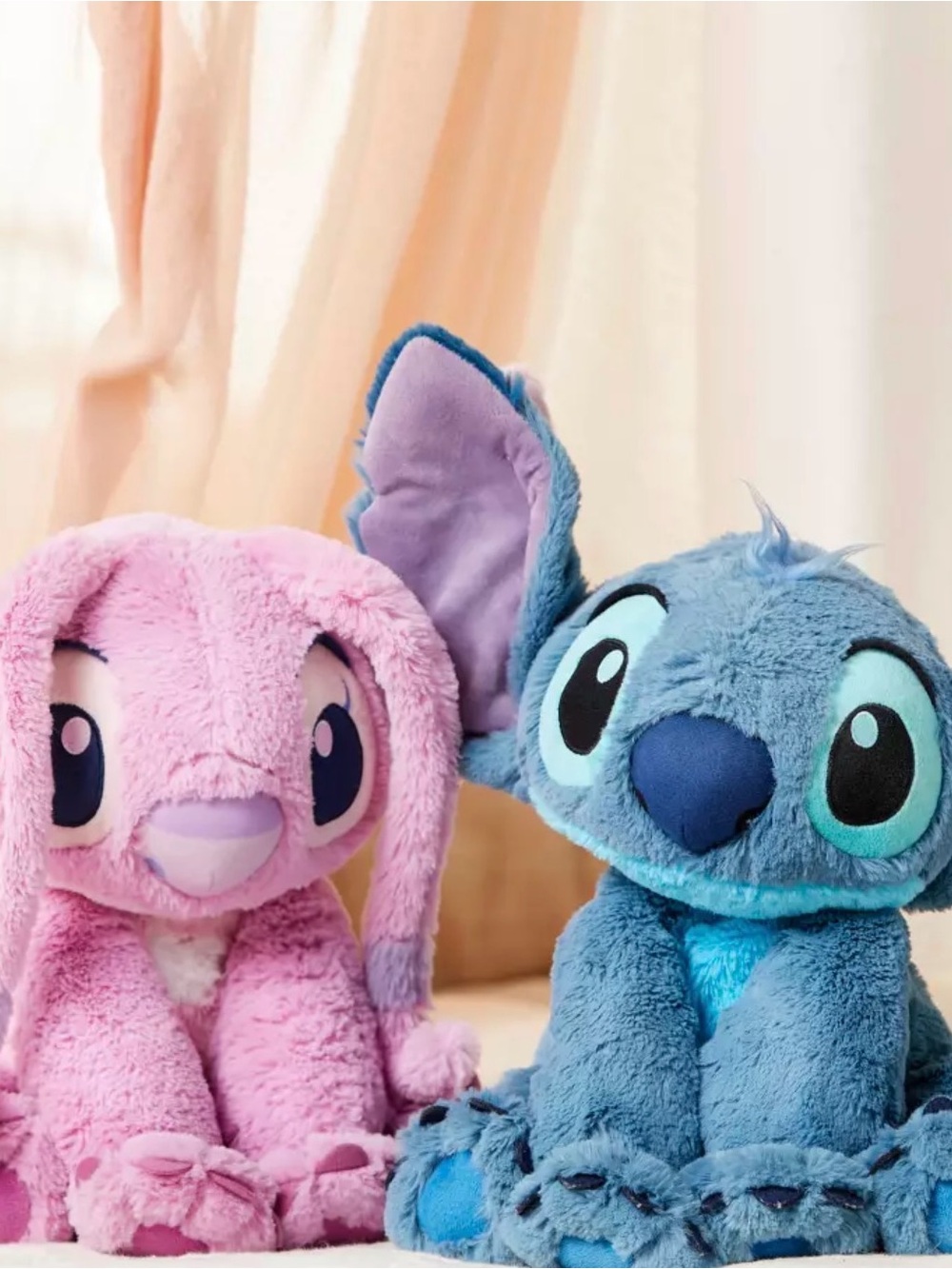 Disney (shopdisney.com) Stitch & Angel Stuffed animal bundle